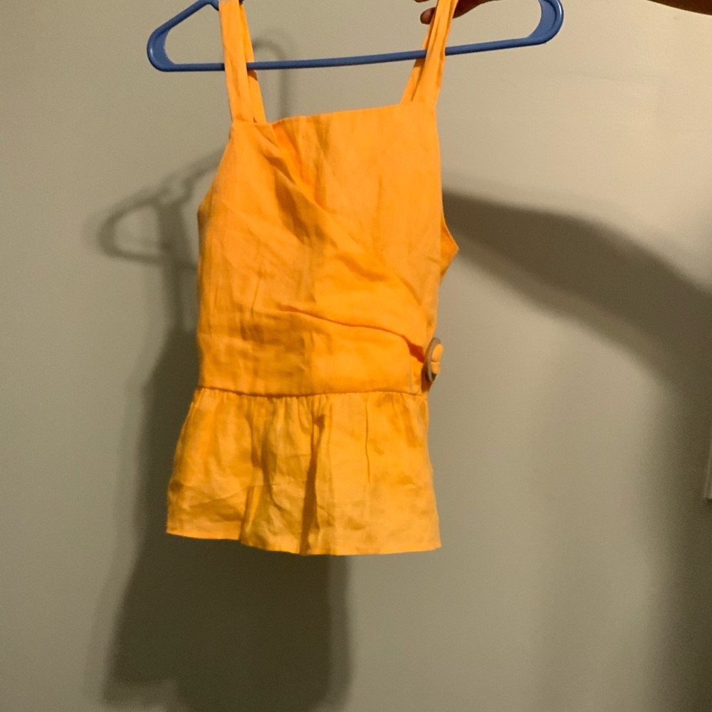Orange tank top